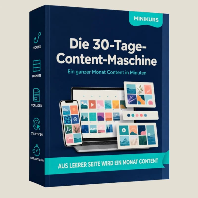 Minikurs: 30 Tage Contentmaschine