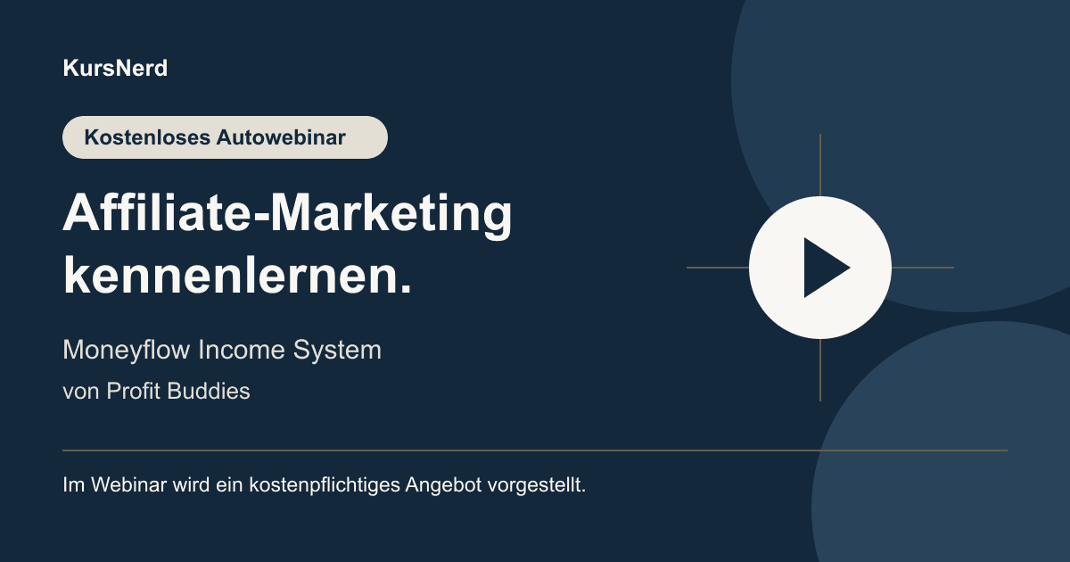 Moneyflow Income System – kostenloses Webinar